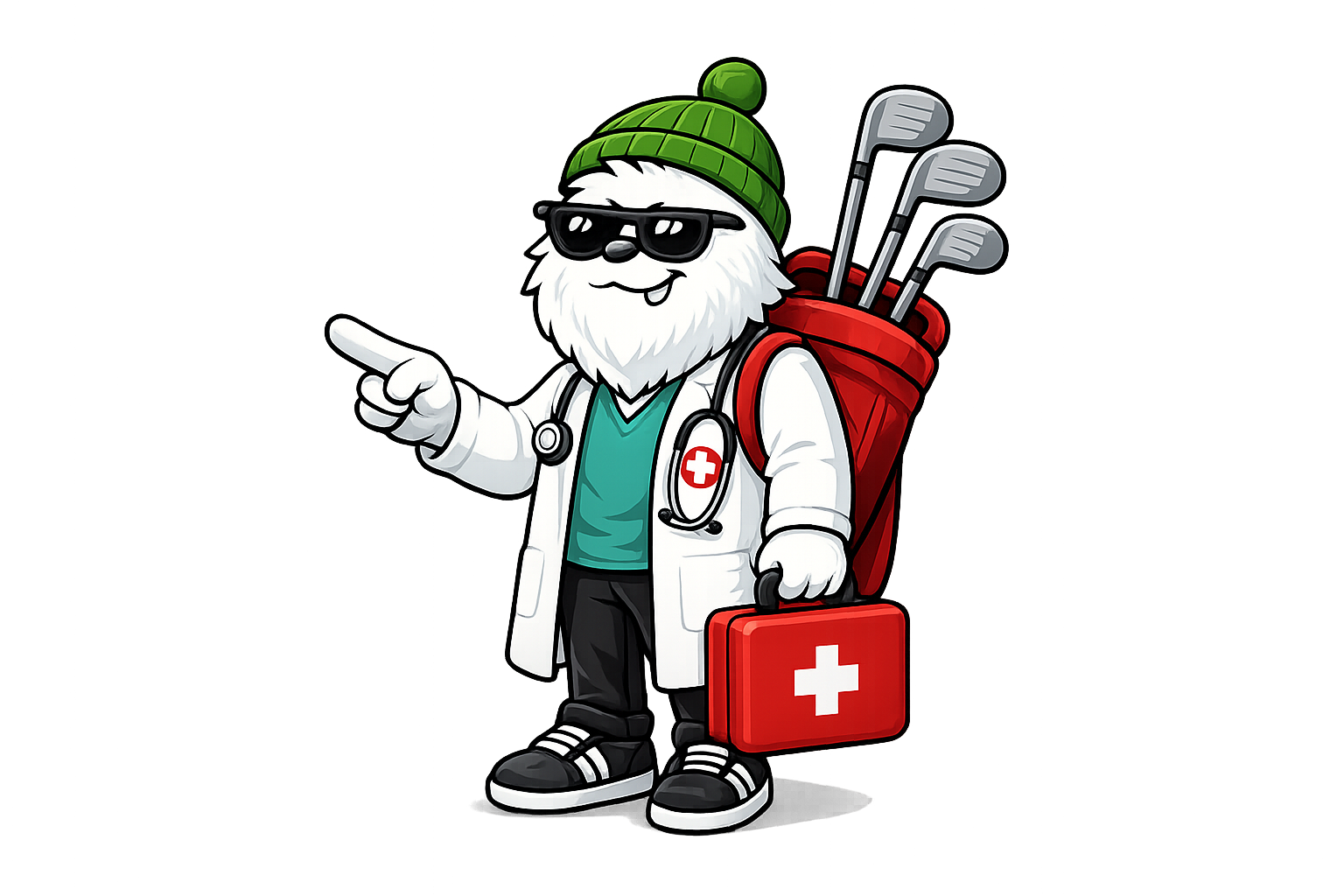 The Stroke Lab mascot